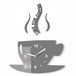 Flexistyle Mok Time for Coffee Wandklok Grijs