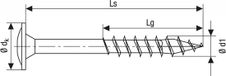 SPAX Hi-Force schroef, Discuskop, 6 x 140 mm, Deeldraad, T-STAR plus T30, Houtschroef, Torx, Blank, 100 stuks