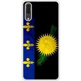 P20 Guadeloupe vlag bedrukt siliconen hoesje