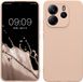 kwmobile hoesje geschikt voor Xiaomi Redmi Note 14 4G - Hoesje voor smartphone - In kokosmelk