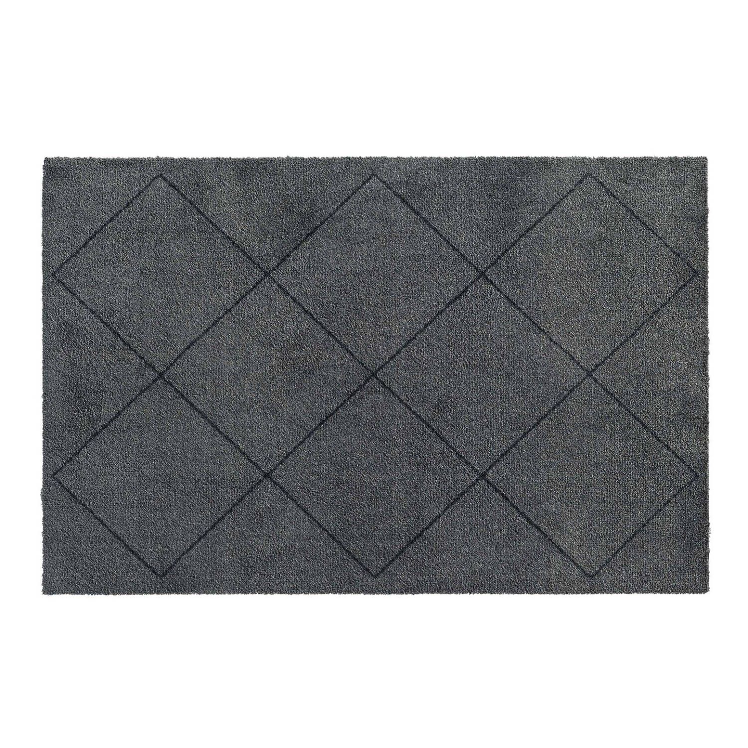 M.D. Entree Soft&Deco Schoonloopmat - Nordic Charcoal - 67 x 100 cm - Meerkleurig