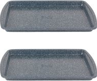 Russell Hobbs Nightfall Bakplaatset - 2 stuks, Blauw Marmer, 38 cm