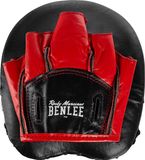 Benlee handpatsen Boon Pad van leer (1 paar) - Zwart/Rood - Unisex - One size
