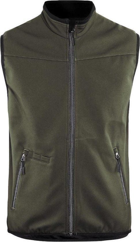 Blåkläder Blaklader Softshell bodywarmer 3850-2516 - Groen/Zwart - M