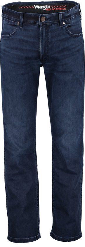 Wrangler Greensboro Jeans - Regular Fit - Blauw - 38/36 - Heren