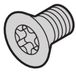 Schroff Vis torx M4x14 mm, acier zingué, 100 pièces