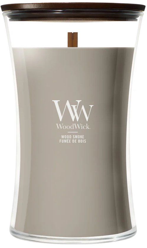 WoodWick Hourglass Wood Smoke Large Scented Candle 130 Burning Hours