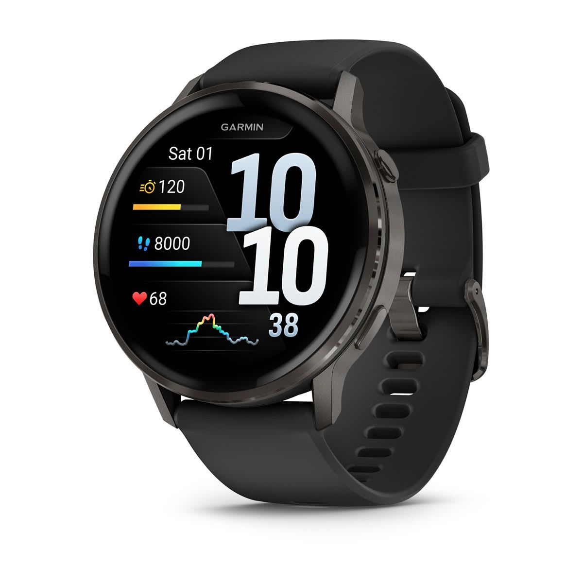 Garmin Venu 4 Smartwatch - 45mm, AMOLED, GPS, Touchscreen - Zwart
