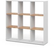 Vicco Nove Ruimteverdeler – 107.2 x 107.8 cm Eik wit/goud