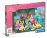 Clementoni Puzzle 104 pièces Super Disney Princess, Dimensions 48,5 x 33,5 cm