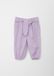 s.Oliver Lange broek met ceintuur lavendel 62