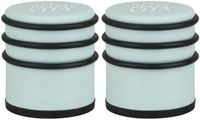 Cogex Deurstopper - 2x - mintgroen - La Dolce Vita - rubber - D7,5 x H8 cm