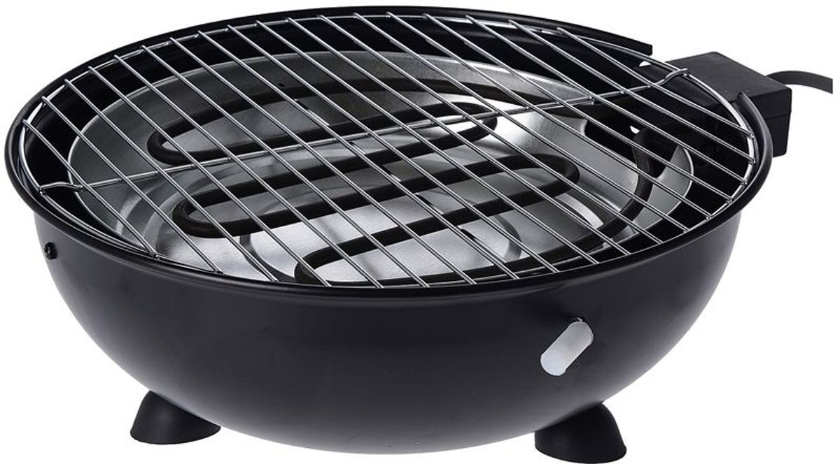 - Elektrische Barbecue - 31 cm - Zwart