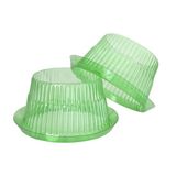 Windhager Slakkenafweer beschermring, ter afweer van slakken - beschermt planten tegen dierenvraat, Ø 23 cm, 6 stuks, groen, 02435