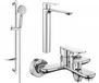 Mexen Milo DF40 set de bain, chrome