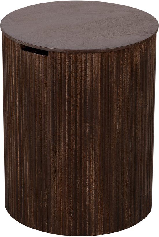 Lewis & Loft Bijzettafel Lonne - FSC® mangohout - Walnoot bruin