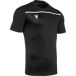 Macron Jersey Deneb Zwart/Wit Polyester Korte Mouw Heren 4XL