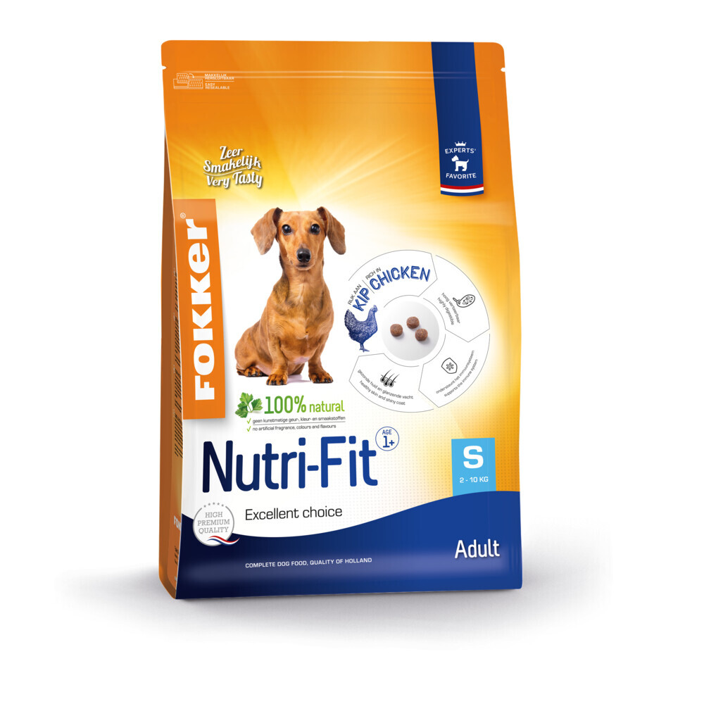 Fokke, R. Hondenvoer Nutri-Fit S 2.5 kg