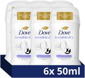 DOVE Advanced Care Anti-Transpirant Deodorant Stick - Invisible Dry - 6 x 50 ml