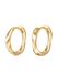 Elli Oorbellen Dames Creolen Twisted Look Organic Gold