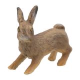 Bullyland 64359 - speelfiguur veldhaas, ca. 5,9 cm groot dierenfiguur, detailgetrouw pvc, ideaal als klein cadeau voor kinderen vanaf 3 jaar