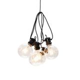 Konstsmide Sweden 2393-800 - LED String Lights - 10 Warm White Globes - Dimmable - 450cm - 24V - Indoor