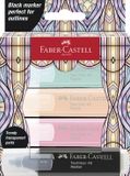 Faber-Castell Glassy Pastel Markeerstiftenset - 4 Markers