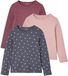 Vertbaudet Set van 3 meisjes T-shirts met lange mouwen