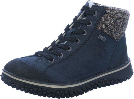Rieker Veterschoenen Hoog Blauw Maat 38 - Dames - Herfst/Winter 2021