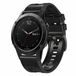 By Qubix Qubix - Geschikt voor Garmin bandje - 26mm Quickfit - leer + siliconen bandje - Zwart - Geschikt voor Garmin Instinct 3 - 50mm