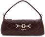 GUESS Frances Mini Top Zip Crossbody Bag Brown