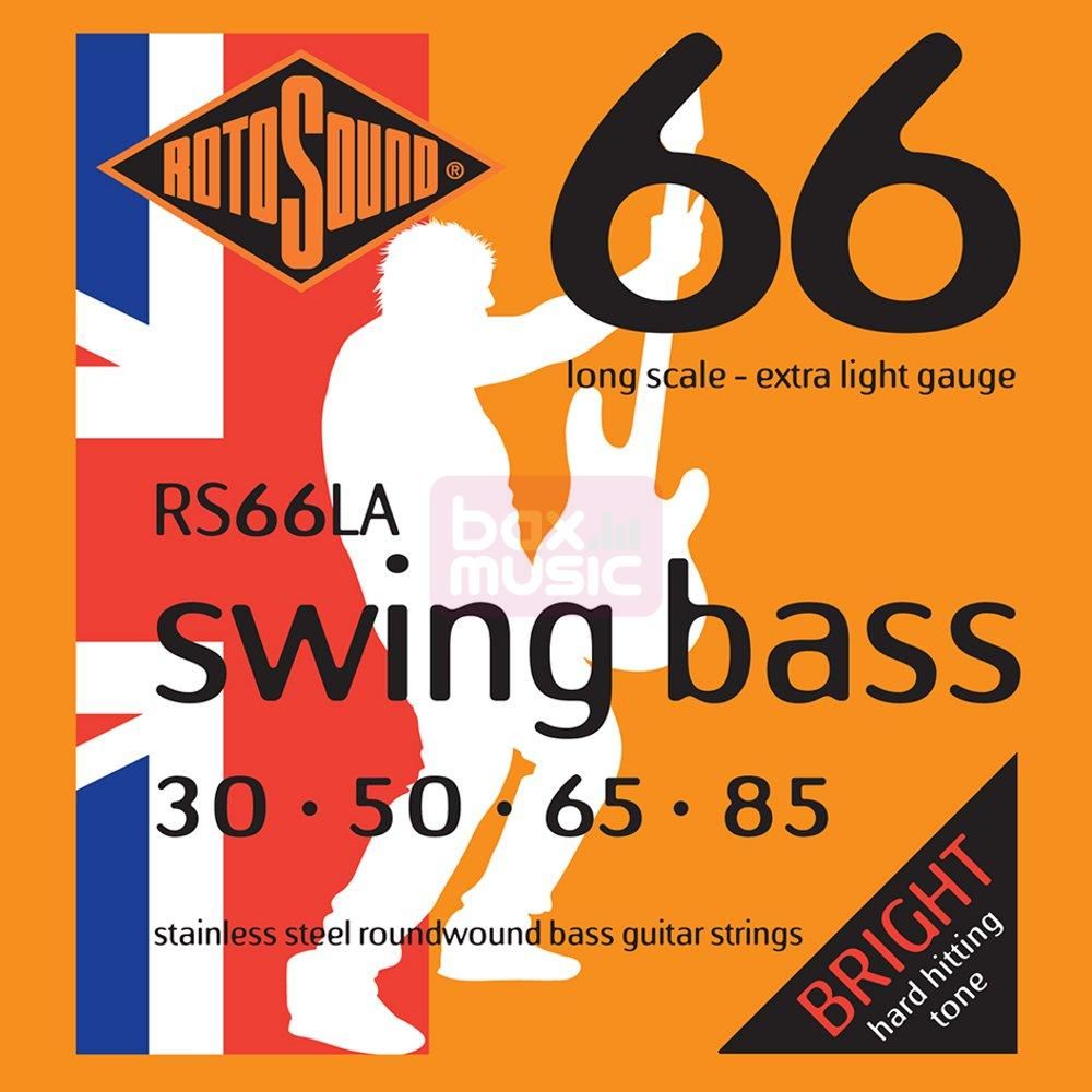 Rotosound 66LA Swing Bass 66 set basgitaarsnaren 30 - 85