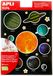 APLI Kids 15174-12 vellen Gomets met zonnestelsel