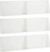 vidaXL Keermuur 6 st 80 x 12 x 40 cm Staal Wit