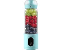 Concept SM4002 - FitMake - Draagbare Blender 600ml - oplaadbaar - Smoothie maker - Blender To Go - Blauw