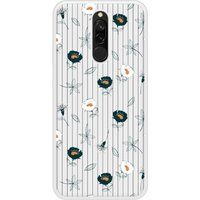 Redmi Zachte siliconen hoes compatibel met Redmi Note 8 Garden Flowers