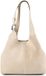 Coccinelle Leren schoudertas C-Easy Handbag Suede Sandshell / Sandshell beige
