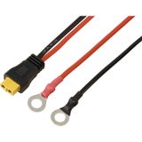 TRU COMPONENTS Ringkabelschoen voor XT60-aansluitkabel 0,25 m TC-13619316 Zwart, Rood