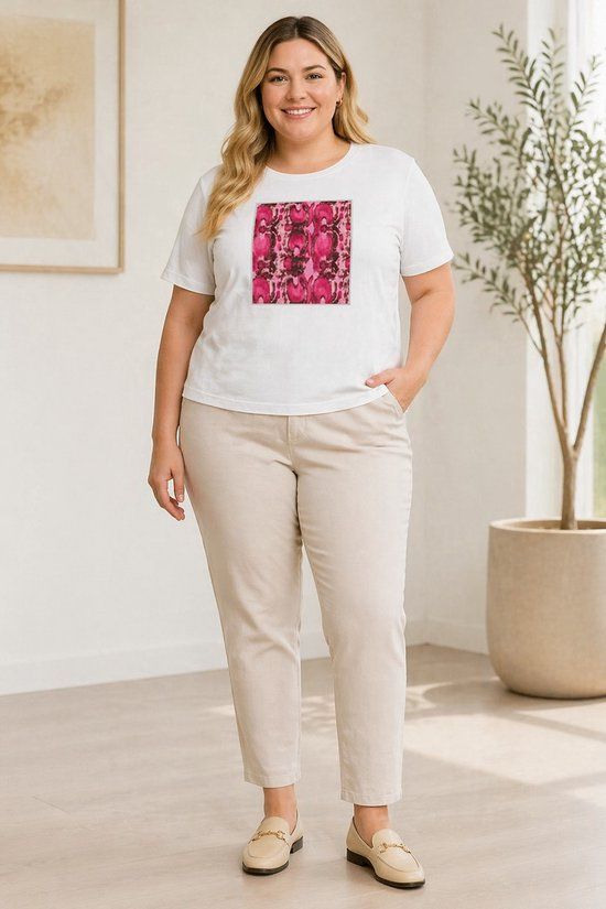 ONLY CARMAKOMA CARNEW BOOSTERY SS REG TEE JRS - Meisjes - T-shirts