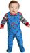 Smiffys Chucky Baby Kinder Kostuum - 9-12 maanden - Blauw/Rood