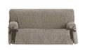 Eysa Dream niet elastisch met stropdas sofa sprei 3-zits, chenille, bruin (31-nerts), 70 x 110 x 230 cm, 1 eenheid