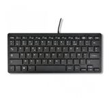 MCL ACK-600U/N Toetsenbord Universeel USB AZERTY Frans Zwart
