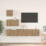 Maison Exclusive - Ensemble meuble TV, 4 pièces, 80 x 30 x 30 cm, chêne avec finition artisanale