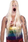 Folat Party Products Folat - Porn masker Blond Hair - Vrijgezellenfeest - Multi