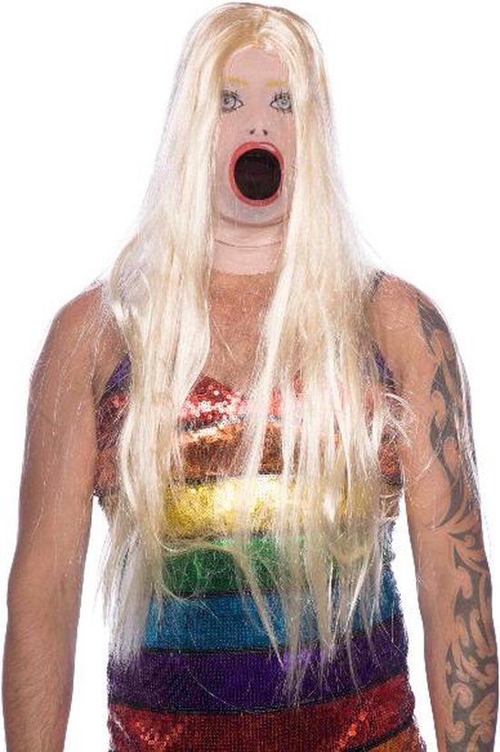 Folat Porno Masker met Blond Haar