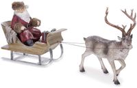 Loberon Kerstslee Palaima antiekbruin/antiekrood