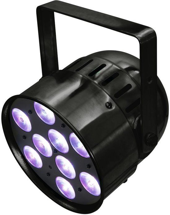 EUROLITE LED PAR-56 QCL kort zwart - LED Par