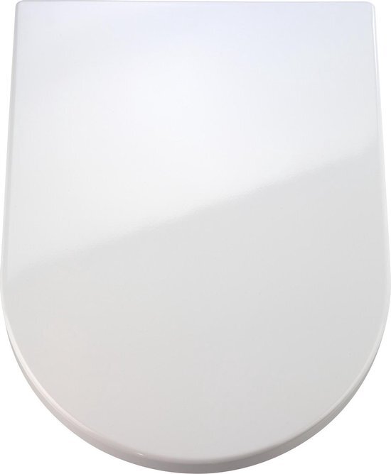 WENKO toiletbril Palma 35,5 x 46,5 cm duroplast wit wit