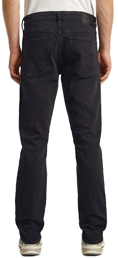 G-Star 3301 Regular Tapered Heren Jeans - 32/32 - Katoen/Elastaan - Stone Wash - Regular Waist - Tapered Fit - Casual - Mannen - Zwart