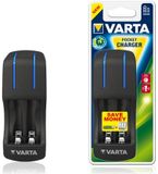 Varta 57642 101 401 - Batterij Oplader - AA/AAA - NiMH - Zwart